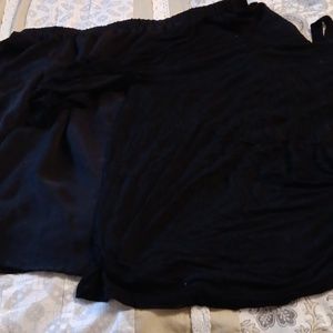 2 black plus size xl xxl 1x top blouse